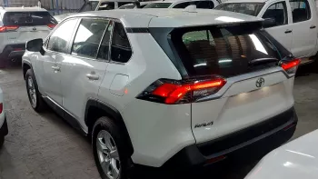 Toyota RAV4 2.5L Hybrid V4 2020 Model Year White Color Exterior
