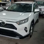 Toyota RAV4 2.5L Hybrid V4 2020 Model Year White Color Exterior - Thumbnail 1