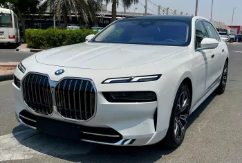 BMW 735i 3.0L Petrol 2026 Model Year White Color Exterior 