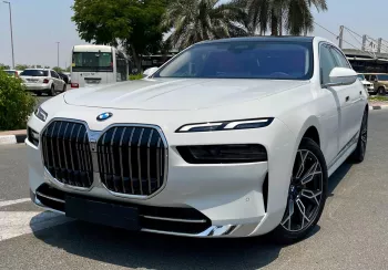 BMW 735i 3.0L Petrol 2026 Model Year White Color Exterior 