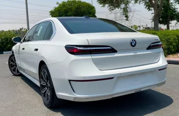 BMW 735i 3.0L Petrol 2026 Model Year White Color Exterior 