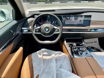 BMW 735i 3.0L Petrol 2026 Model Year White Color Exterior 