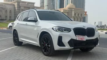 BMW X3 2.0L Petrol Twin Turbo 2023 Model Year RHD White Color Exterior