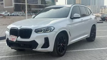 BMW X3 2.0L Petrol Twin Turbo 2023 Model Year RHD White Color Exterior