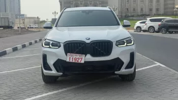 BMW X3 2.0L Petrol Twin Turbo 2023 Model Year RHD White Color Exterior