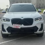 BMW X3 2.0L Petrol Twin Turbo 2023 Model Year RHD White Color Exterior - Thumbnail 2