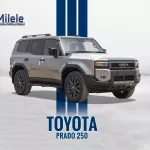 Toyota Prado 250 Diesel 2025 Model Year Right Hand RHD Drive Gray Color - Thumbnail 1