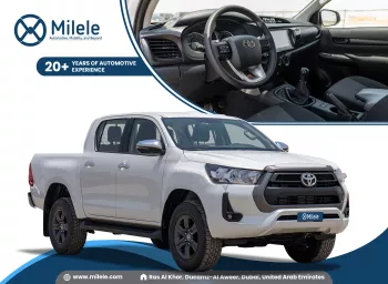 TOYOTA HILUX DC 2.4L 2025 MODEL YEAR WHITE COLOR