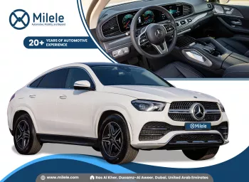 MERCEDES BENZ GLE COUPE 450 3.0L 2023 MODEL YEAR WHITE COLOR