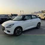 Suzuki Swift GLX Full Option 1.2L 2025 Model Year White Color Exterior - Thumbnail 4