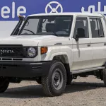 TOYOTA LAND CRUISER LC 79 DC 4.2L 2025 MODEL YEAR WHITE COLOR EXTERIOR - Thumbnail 3