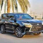 Lexus LX570 5.7L V8 Original 7 Seats 2020 Model Year Green Color Exterior - Thumbnail 3
