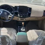 TOYOTA FORTUNER 4X4 PETROL 2015 MODEL YEAR BLACK COLOR EXTERIOR - Thumbnail 3