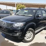 TOYOTA FORTUNER 4X4 PETROL 2015 MODEL YEAR BLACK COLOR EXTERIOR - Thumbnail 13