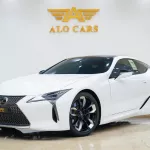 Lexus LC500 5.0L Petrol V8 2025 Model Year White Color Exterior  - Thumbnail 1