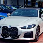 BMW 420i M Sport Convertible 2025 Model Year White Color Exterior  - Thumbnail 1