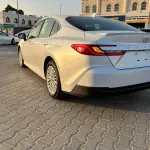 Toyota Camry XLE 2.5L Hybrid 2025 Model Year White Color Exterior   - Thumbnail 3