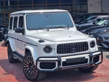 Mercedes-Benz G63 AMG 2022 Model Year White Color Exterior 