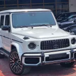 Mercedes-Benz G63 AMG 2022 Model Year White Color Exterior  - Thumbnail 1
