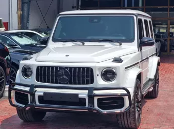 Mercedes-Benz G63 AMG 2022 Model Year White Color Exterior 