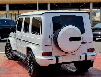 Mercedes-Benz G63 AMG 2022 Model Year White Color Exterior 