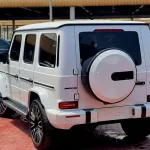 Mercedes-Benz G63 AMG 2022 Model Year White Color Exterior  - Thumbnail 3