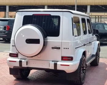 Mercedes-Benz G63 AMG 2022 Model Year White Color Exterior 