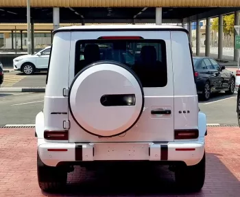 Mercedes-Benz G63 AMG 2022 Model Year White Color Exterior 