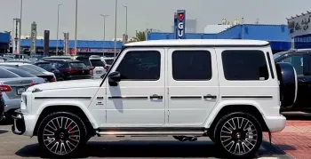 Mercedes-Benz G63 AMG 2022 Model Year White Color Exterior 