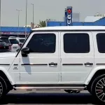 Mercedes-Benz G63 AMG 2022 Model Year White Color Exterior  - Thumbnail 7