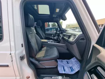 Mercedes-Benz G63 AMG 2022 Model Year White Color Exterior 