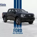 FORD NEXT GEN RANGER 2.0L 2025 MODEL YEAR BLACK COLOR EXTERIOR - Thumbnail 1