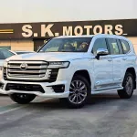 Toyota Land Cruiser VXR 3.5L Petrol 2025 Model Year White Color Exterior  - Thumbnail 1