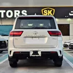 Toyota Land Cruiser VXR 3.5L Petrol 2025 Model Year White Color Exterior  - Thumbnail 5