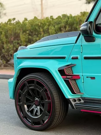 Mercedes-Benz G63 AMG Std 5.5L Petrol 2021 Model Year Blue Color Exterior 