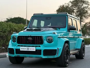 Mercedes-Benz G63 AMG Std 5.5L Petrol 2021 Model Year Blue Color Exterior 