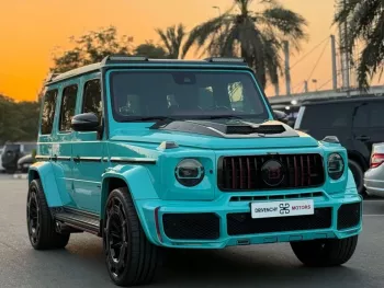 Mercedes-Benz G63 AMG Std 5.5L Petrol 2021 Model Year Blue Color Exterior 