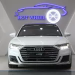 Audi A8 L 60 TFSI QUATTRO 2019 Model Year V8 GCC Specs White Color - Thumbnail 2