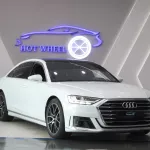 Audi A8 L 60 TFSI QUATTRO 2019 Model Year V8 GCC Specs White Color - Thumbnail 3