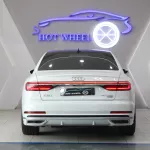 Audi A8 L 60 TFSI QUATTRO 2019 Model Year V8 GCC Specs White Color - Thumbnail 4