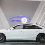 Audi A8 L 60 TFSI QUATTRO 2019 Model Year V8 GCC Specs White Color - Thumbnail 7