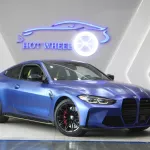 BMW M4 Competition 2022 Model Year V6 Petrol Blue Color Exterior - Thumbnail 1