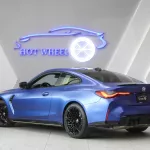 BMW M4 Competition 2022 Model Year V6 Petrol Blue Color Exterior - Thumbnail 6