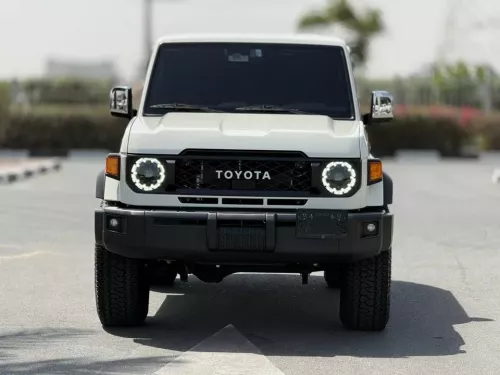 Toyota Land Cruiser LC71 Hard Top 2024 Model Year White Color Exterior 