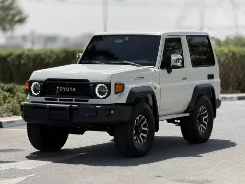 Toyota Land Cruiser LC71 Hard Top 2024 Model Year White Color Exterior 
