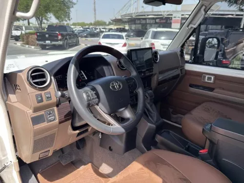 Toyota Land Cruiser LC71 Hard Top 2024 Model Year White Color Exterior 