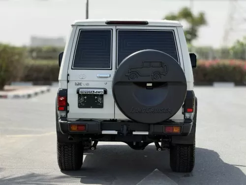Toyota Land Cruiser LC71 Hard Top 2024 Model Year White Color Exterior 