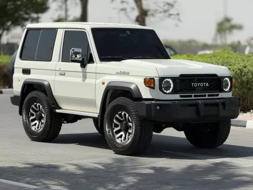 Toyota Land Cruiser LC71 Hard Top 2024 Model Year White Color Exterior 