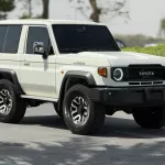Toyota Land Cruiser LC71 Hard Top 2024 Model Year White Color Exterior  - Thumbnail 1