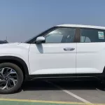 New Hyundai Creta Sedan 2025 Model Year White Color Exterior - Thumbnail 4